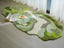 Green Forest Landscape Art Area Rug