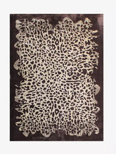 Leopard pattern rug