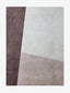 Scallop grey tufted rug