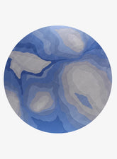 Round Hand Tufted Wool Rug