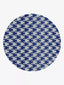 Bblythe Houndstooth Round Rug - Houseoon