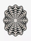 Black and White Irregular Shape Rug - Houseoon