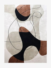 Aslion abstract geometric rug