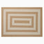 Handmade Stripe Jute Rug - Houseoon