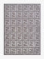 Petra grey geometric rug