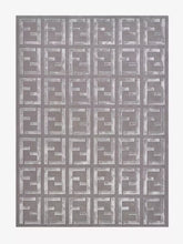 Petra grey geometric rug