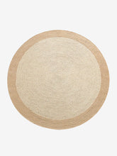 Tapis rond en jute tressé