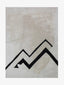 Modern Abstract Mountain Area Rug - Houseoon