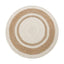 Round area jute rug - Houseoon