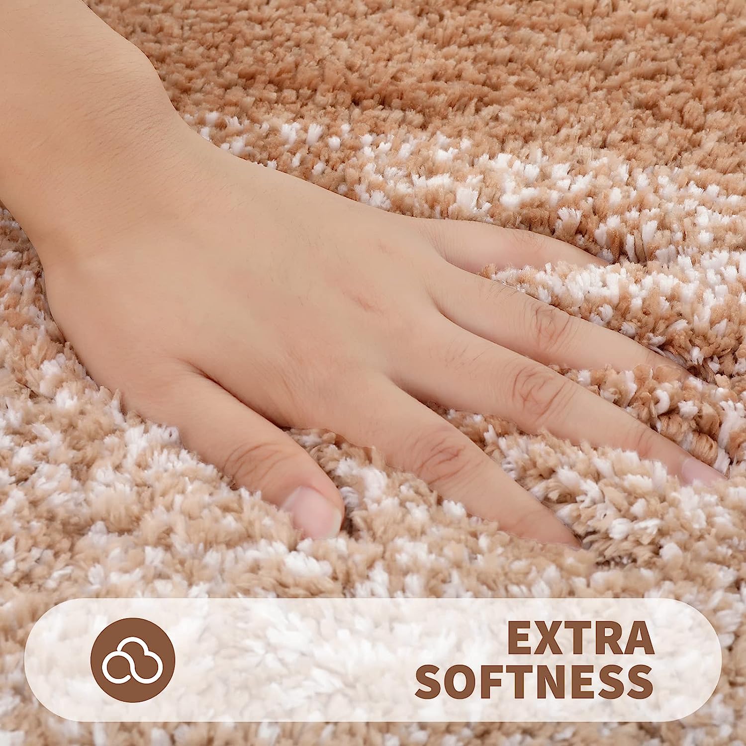 Tapis de bain en microfibre doux et absorbants