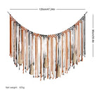 Halloween Ghost Macrame Wall Hanging | Handmade Cotton Cord Wall Decor