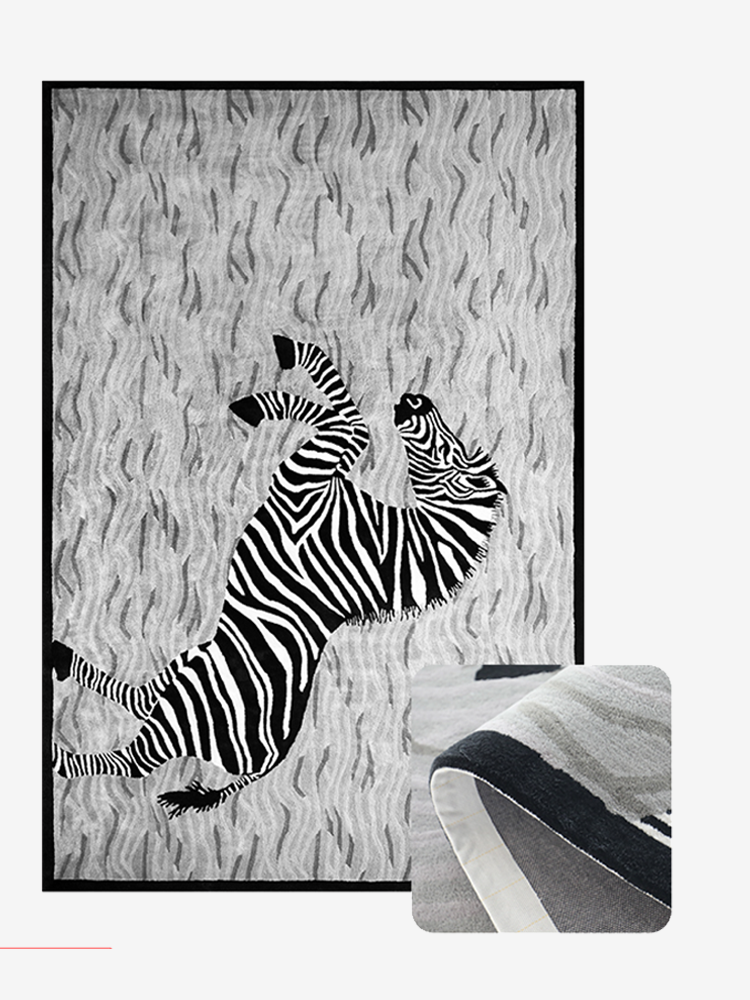 Animal texture rug