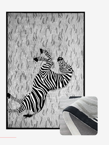 Animal texture rug