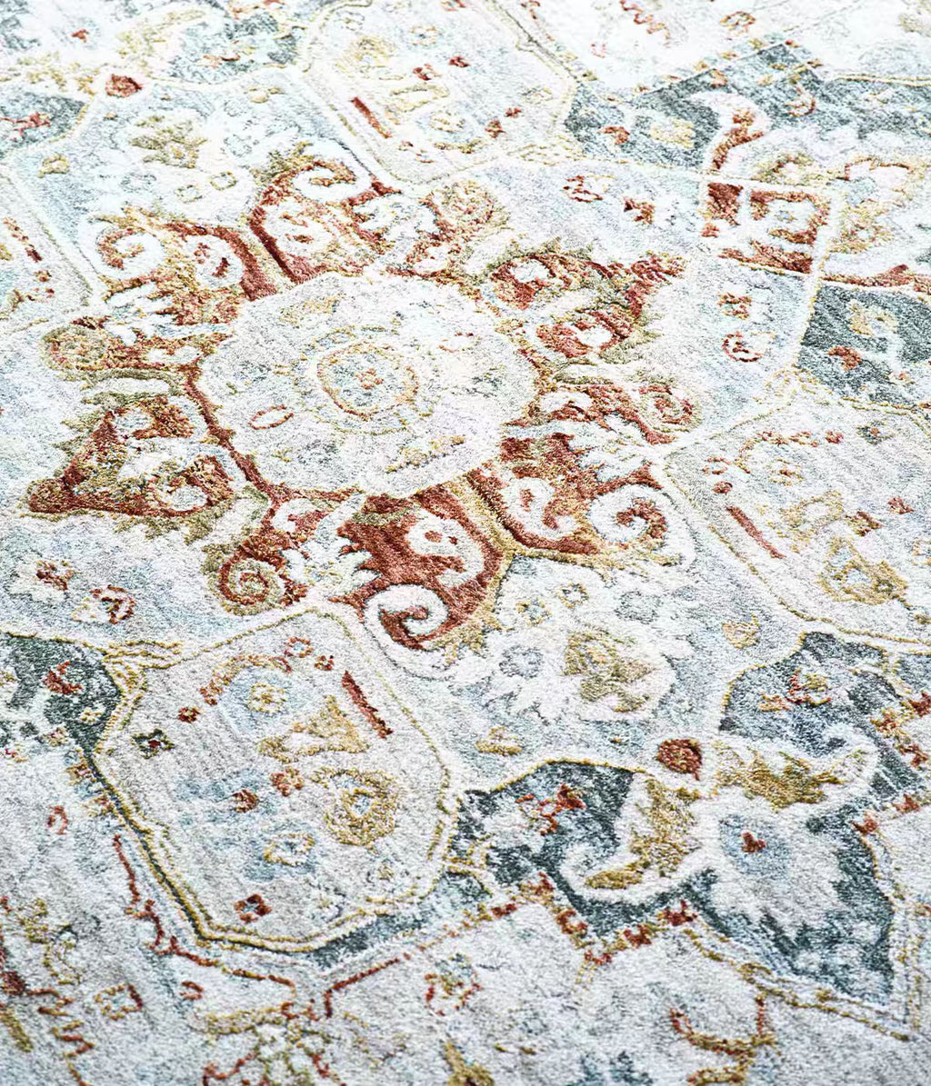 3D Micro-Carved Vintage Wilton Rug