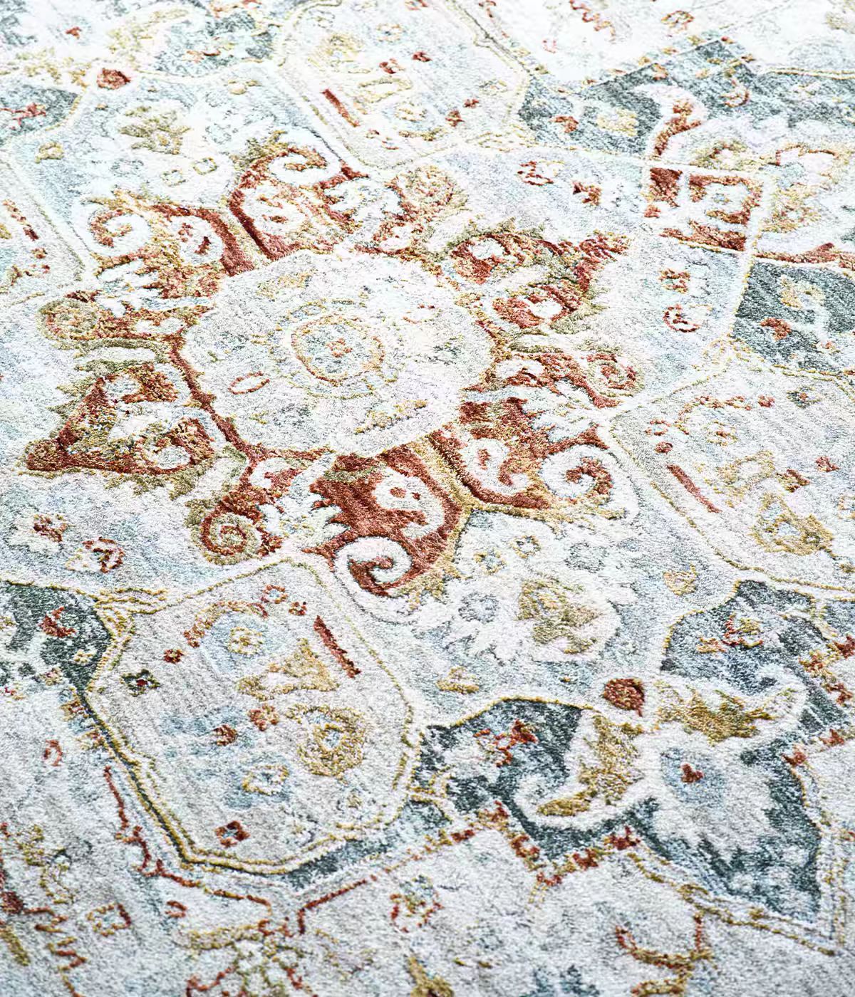 3D Micro-Carved Vintage Wilton Rug
