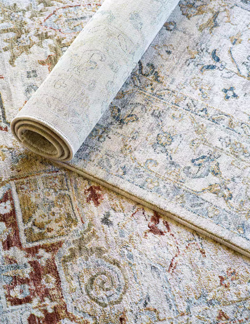 3D Micro-Carved Vintage Wilton Rug