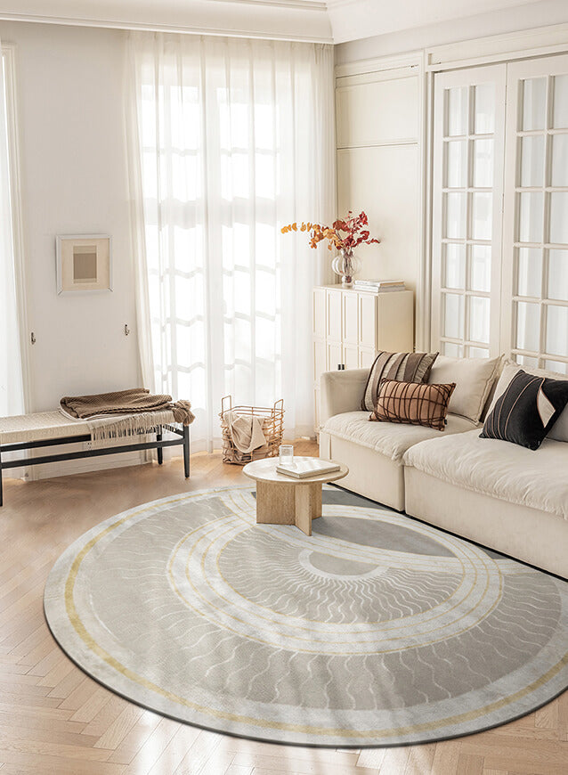 Raseon Round Area Rug Secondary image