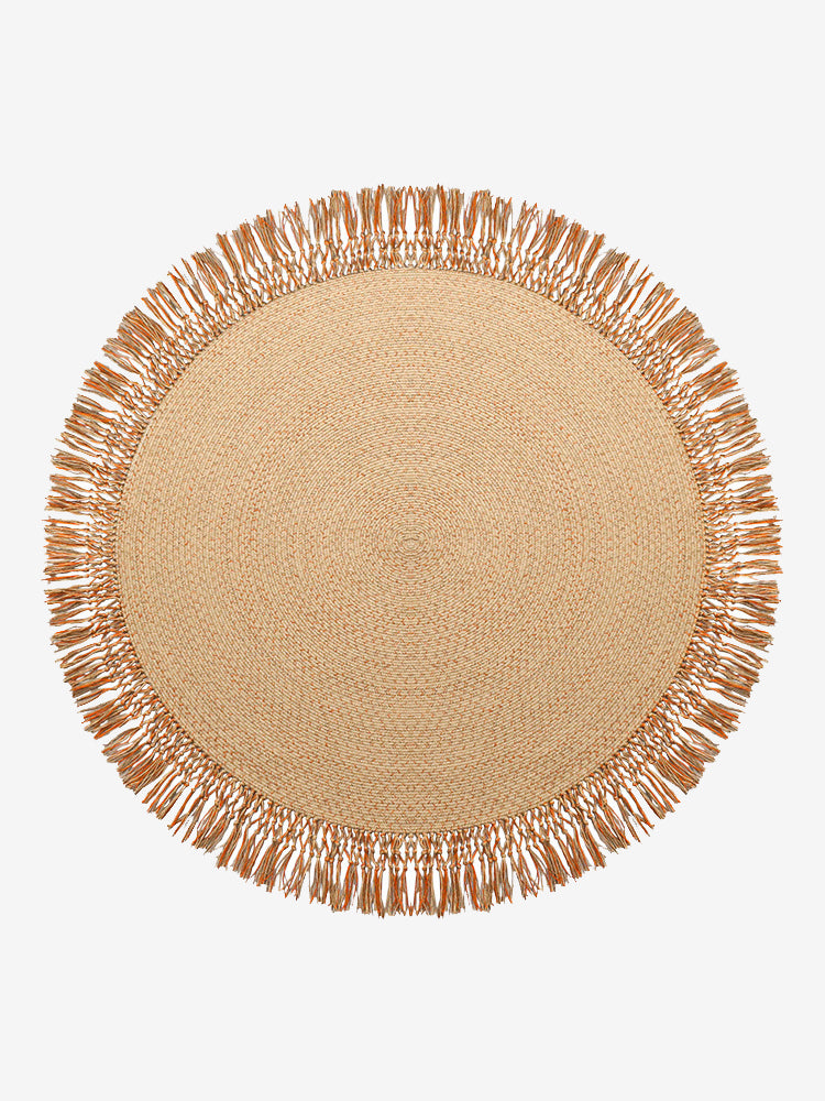 Round Tassels Jute Rug Main image