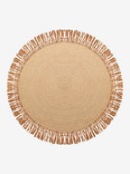 Round Tassels Jute Rug
