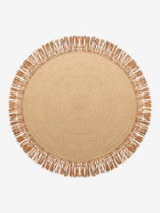 Round Tassels Jute Rug