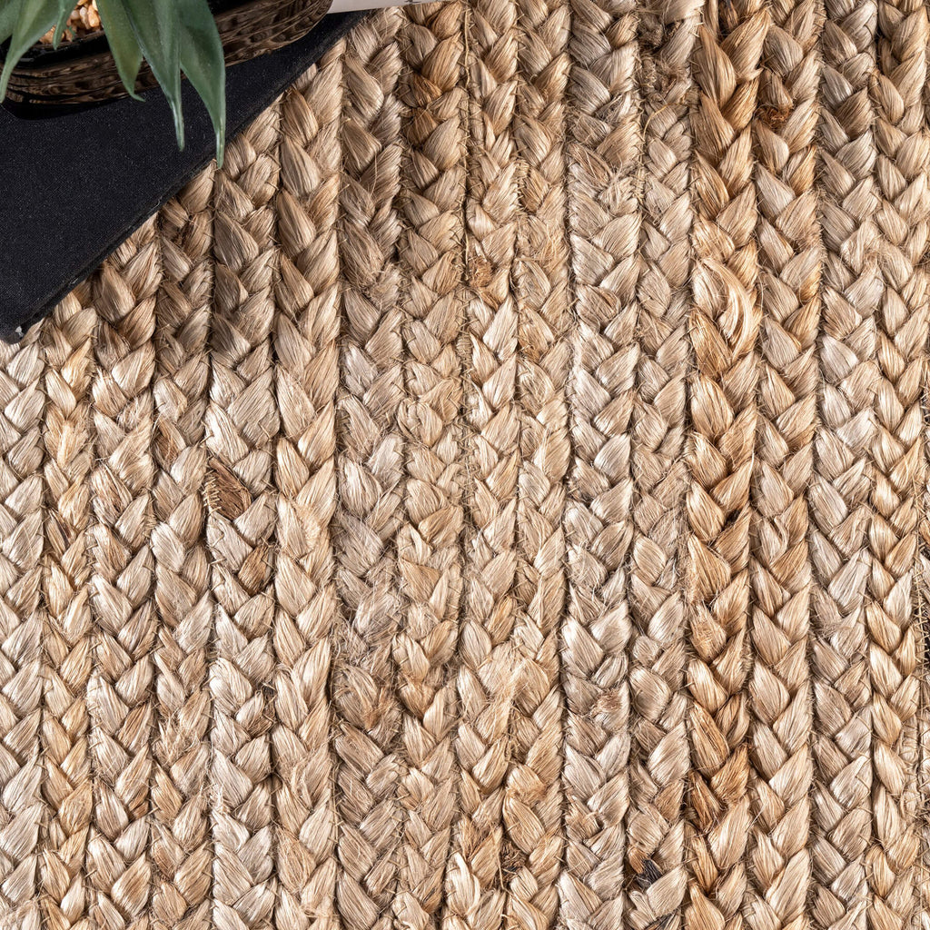 Natural area jute rug