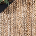 Natural area jute rug