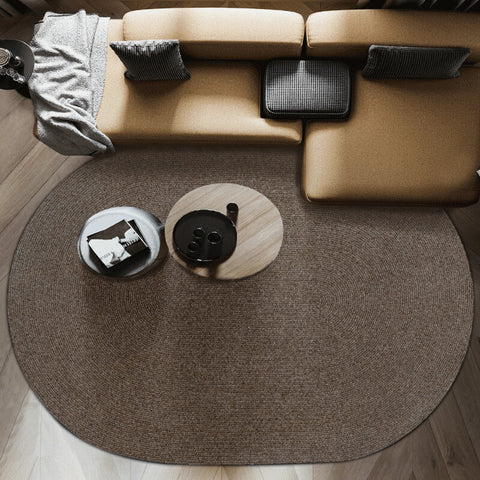 Wool Bedroom Braided Area Rug