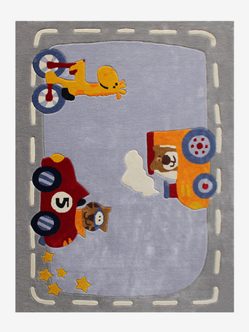 Cartoon art rug