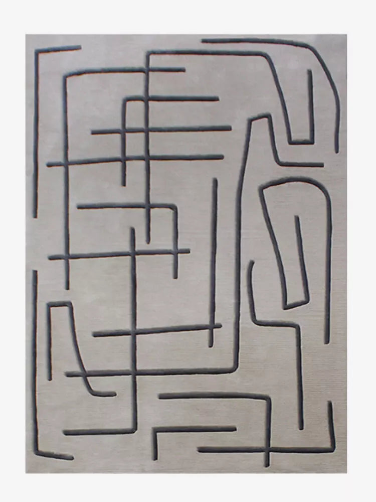 Carol Abstract Handmade Rug Main image