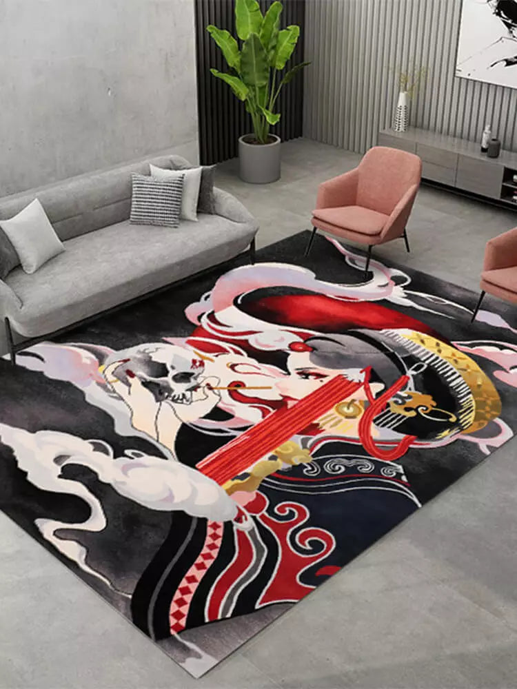 Female Neutral Oriental Rug