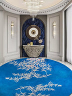 Bamboo Round Oriental Rug