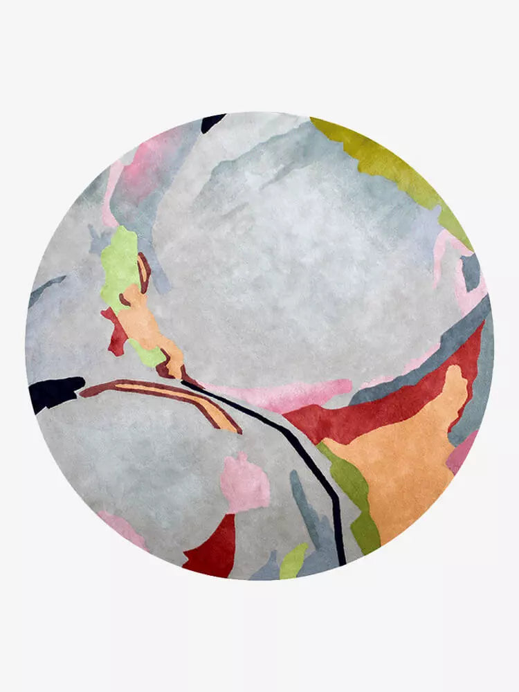 Sophia Round Colorful Rug