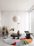 Sophia Round Colorful Rug