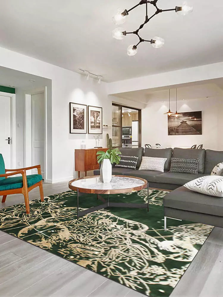 Forest Green Area Rug