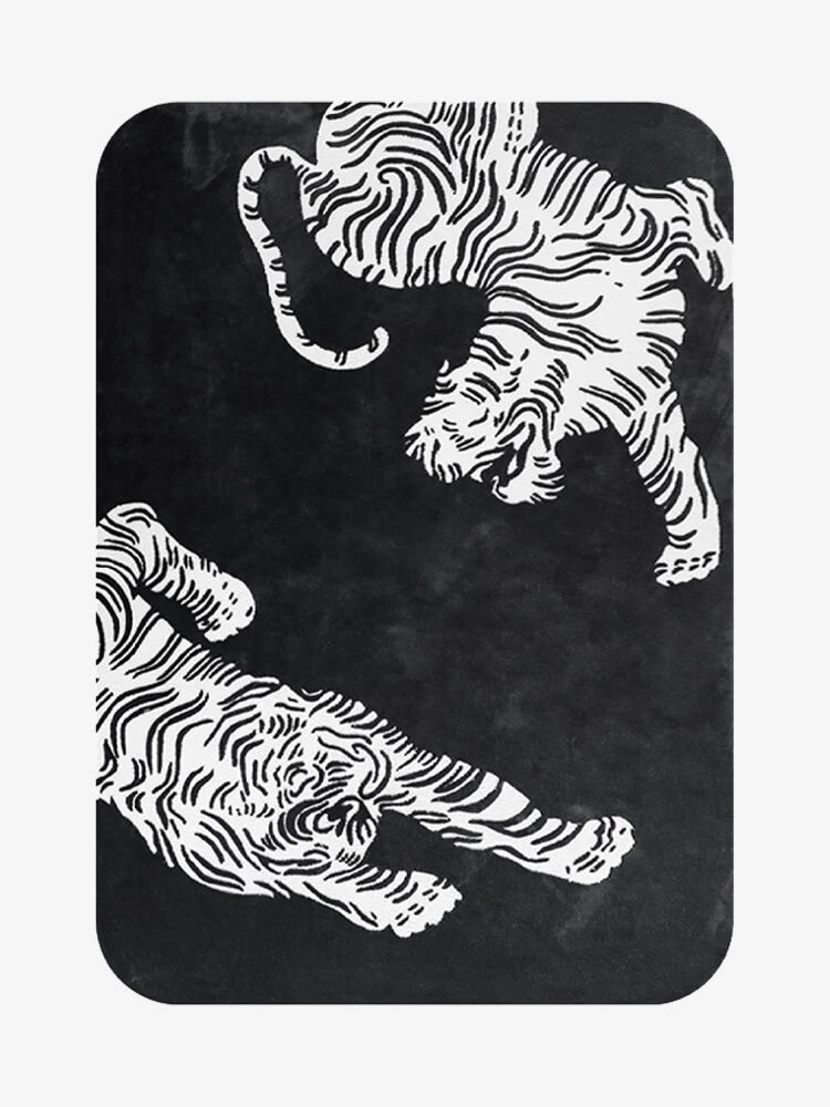 Fanny Animal Printed Tiger Rug