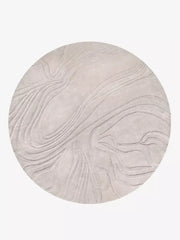 Gemma Waves Abstract Round Rug