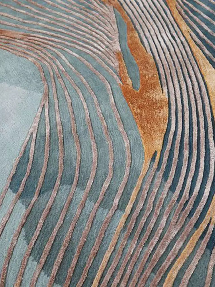 Bridget Abstract Circular Rugs