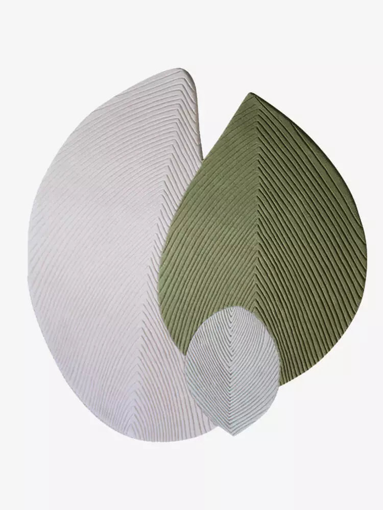 Eden Green Leaf Green Rug