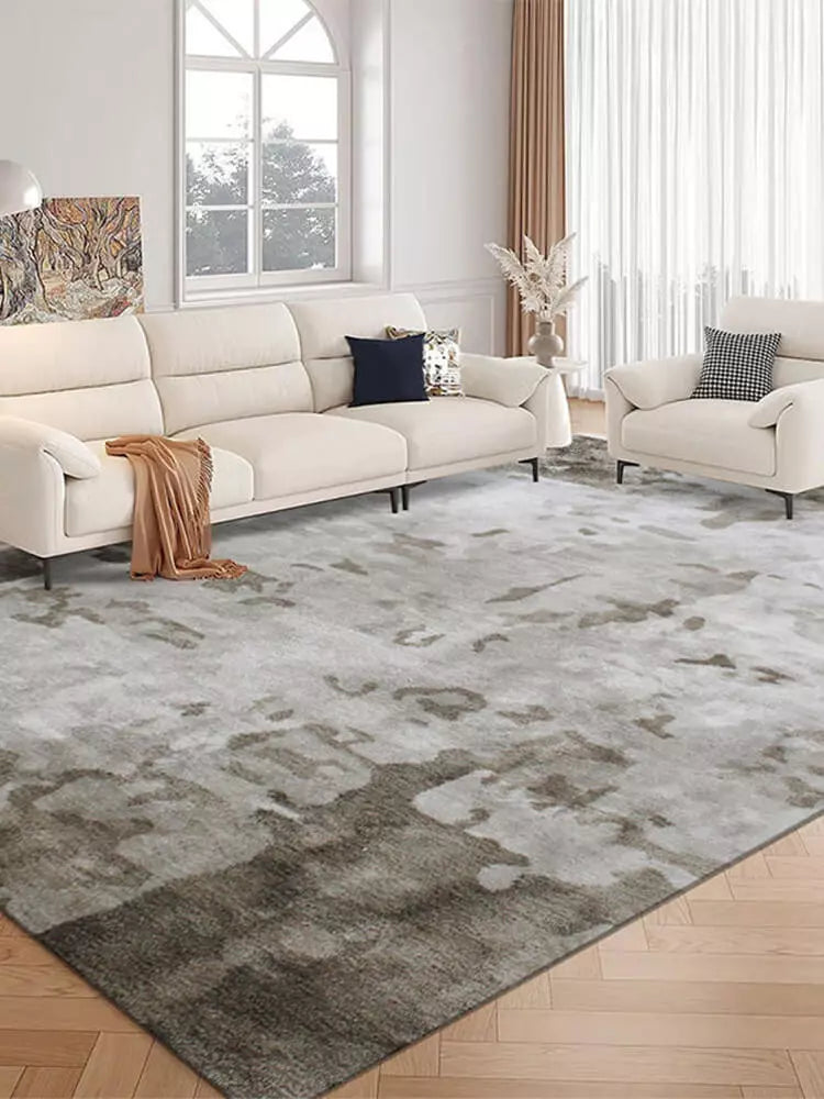 Stain Abstract Handmade Rug