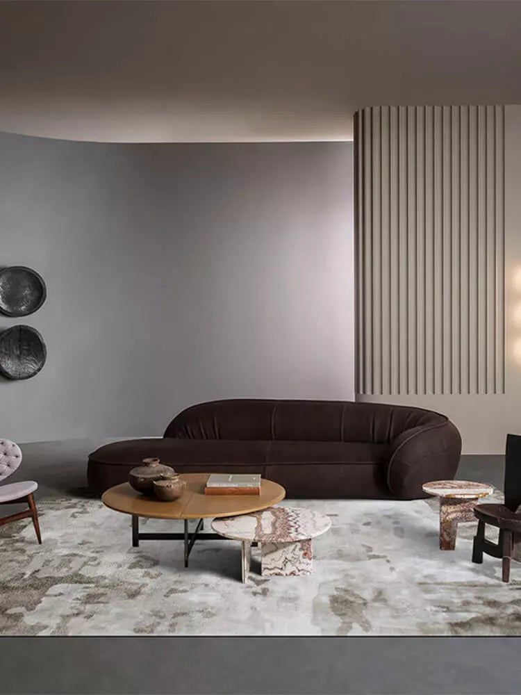 Stain Abstract Handmade Rug