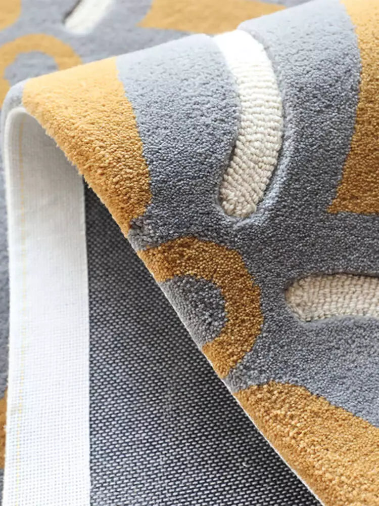 Vinseo Grey Geometric Rugs