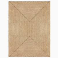 Hand woven jute braided rug