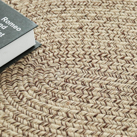 Large natural jute rug