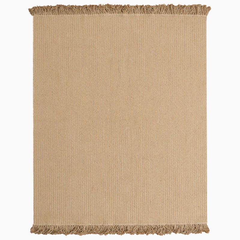 Natural hand braided tassels jute rug Main image