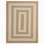 Handmade Stripe Jute Rug