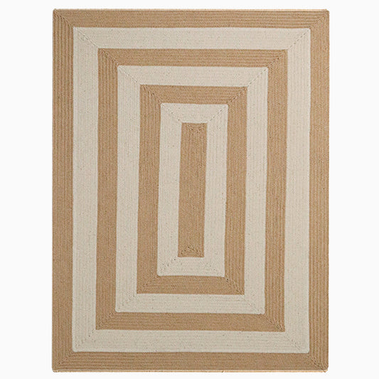Handmade Stripe Jute Rug