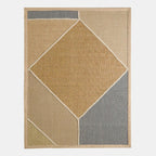 Colourful handmade sisal area rug