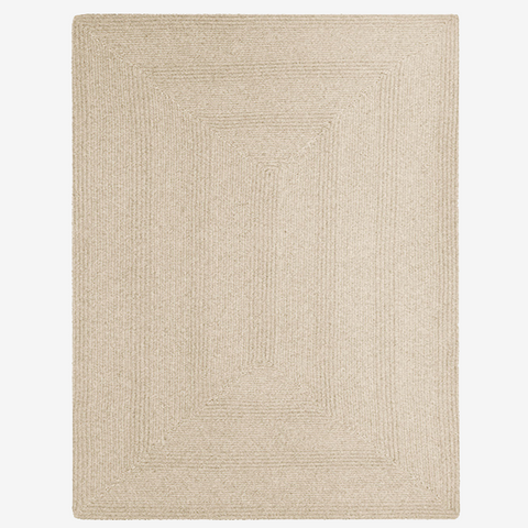 Wool Braided Rug Rectangle