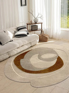 Hand Tufted Irregular Shaped Rug