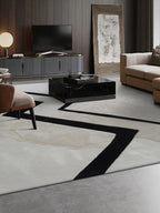 Modern Abstract Mountain Area Rug